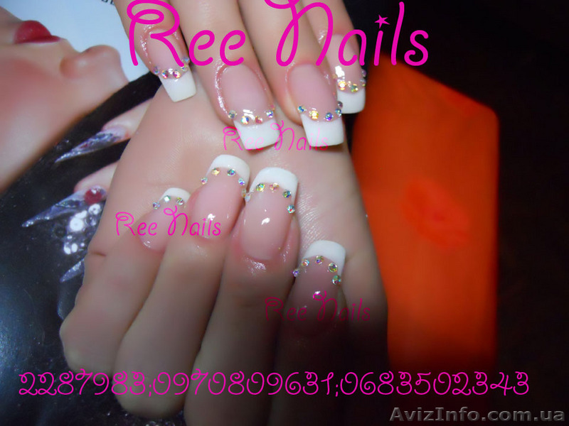Наращивание ногтей 140грн, роспись в подарок, инкрустация Swarovski - <ro>Изображение</ro><ru>Изображение</ru> #1, <ru>Объявление</ru> #33931