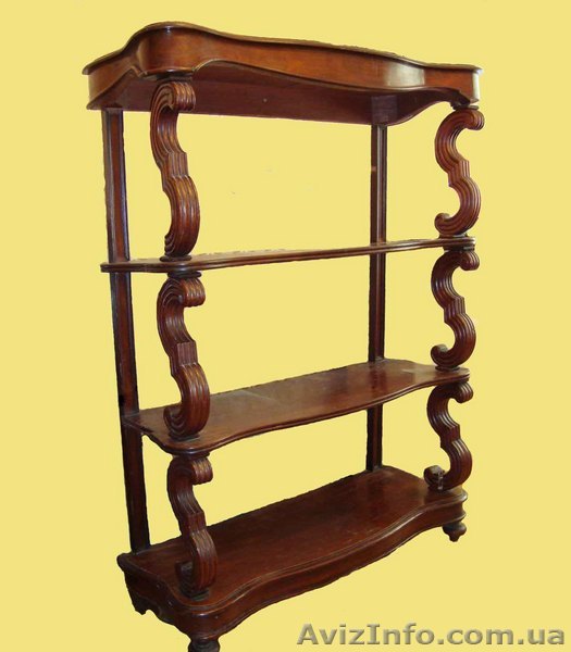 Продаю этажерку антикварную. 19 век. - <ro>Изображение</ro><ru>Изображение</ru> #1, <ru>Объявление</ru> #36000