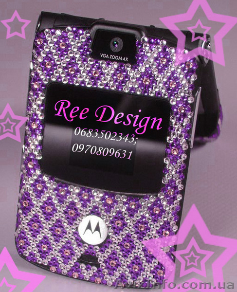 Инкрустация мобильных телефонов и т.д. кристаллами Swarovski - <ro>Изображение</ro><ru>Изображение</ru> #1, <ru>Объявление</ru> #35377