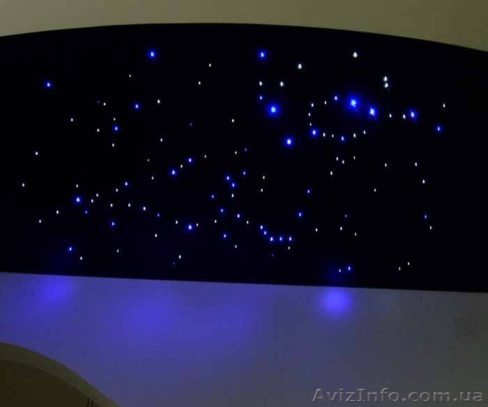 Натяжные потолки. Система "Звёздное небо" Киев. - <ro>Изображение</ro><ru>Изображение</ru> #1, <ru>Объявление</ru> #55249