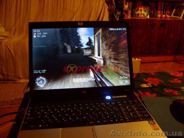 Продам ноутбук MSI VR610X  срочно! - <ro>Изображение</ro><ru>Изображение</ru> #1, <ru>Объявление</ru> #51777
