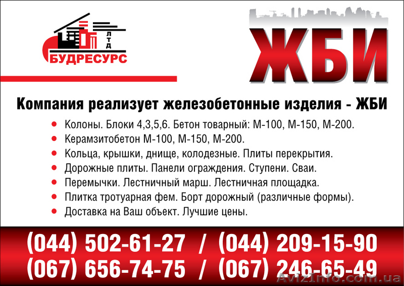 ЖБИ- Плиты перекрытия шириной 1,5 м, 1,2 м и 1 м. Фундаментные блоки - <ro>Изображение</ro><ru>Изображение</ru> #1, <ru>Объявление</ru> #58605