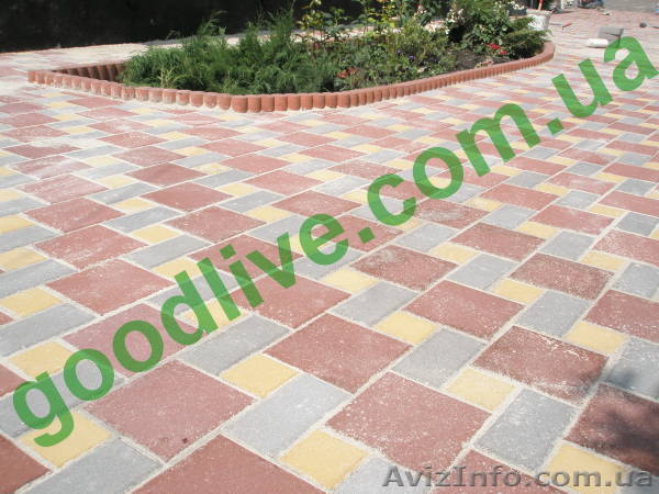 Тротуарная плитка, фэм,  бордюры, поребрик,продажа и мощение, укладка - <ro>Изображение</ro><ru>Изображение</ru> #1, <ru>Объявление</ru> #55973