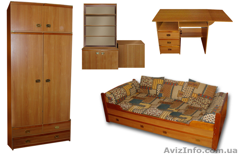 2.	Детская – шкаф, книжный шкаф, комод, стол, диван. Пр-во – Финляндия. - <ro>Изображение</ro><ru>Изображение</ru> #1, <ru>Объявление</ru> #63852