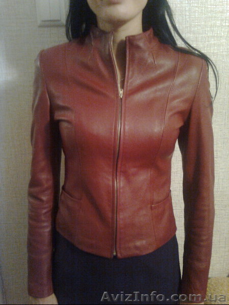 Куртка кожаная б/у  - <ro>Изображение</ro><ru>Изображение</ru> #1, <ru>Объявление</ru> #81992