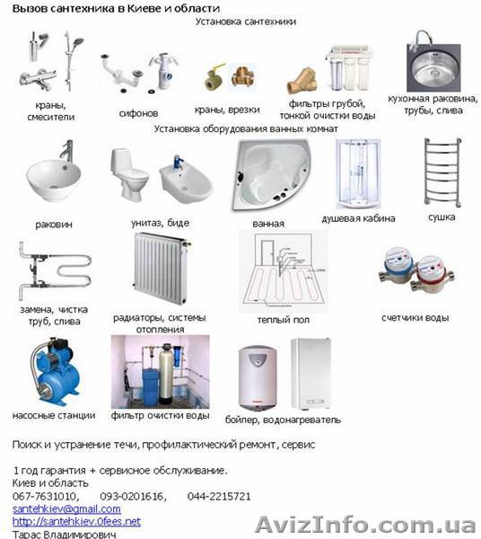 Услуги вызов сантехника в Киеве и Киевской области.  водоснабжение - <ro>Изображение</ro><ru>Изображение</ru> #1, <ru>Объявление</ru> #80873
