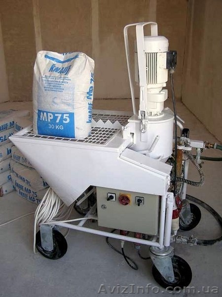 Штукатурка машинная гипсовая. - <ro>Изображение</ro><ru>Изображение</ru> #1, <ru>Объявление</ru> #93025