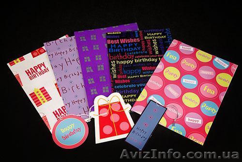 Подарочные пакеты, новогодние бантики, открытки, буклеты. - <ro>Изображение</ro><ru>Изображение</ru> #1, <ru>Объявление</ru> #105575