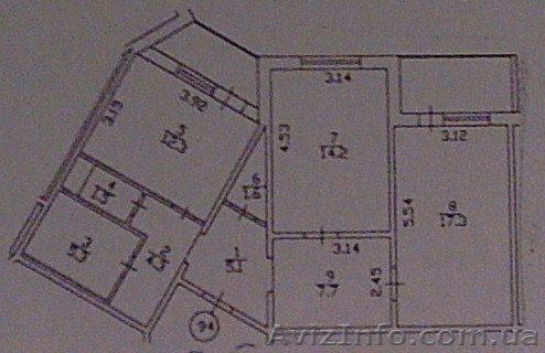 СВОЯ 73,2кв.м, раздельные (14,2 17,3), кухня 12,3кв.м  - <ro>Изображение</ro><ru>Изображение</ru> #1, <ru>Объявление</ru> #113828