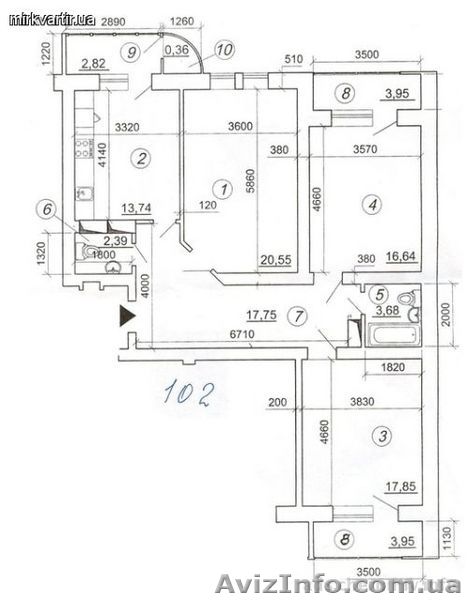 Вышгородский р-н Дымер 3х комнт квартира  - <ro>Изображение</ro><ru>Изображение</ru> #1, <ru>Объявление</ru> #102810