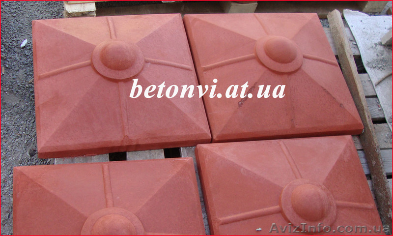 Крышки на забор (парапет, конек, колпаки) бетонные - <ro>Изображение</ro><ru>Изображение</ru> #1, <ru>Объявление</ru> #148899