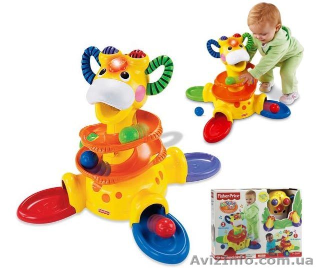 Игровая стойка - Веселый жираф от Fisher-Price - <ro>Изображение</ro><ru>Изображение</ru> #1, <ru>Объявление</ru> #149189