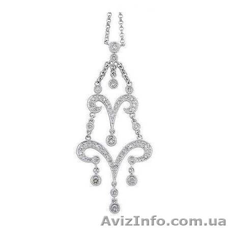 Подвеска из белого золота с бриллиантами DV205 - <ro>Изображение</ro><ru>Изображение</ru> #1, <ru>Объявление</ru> #179551