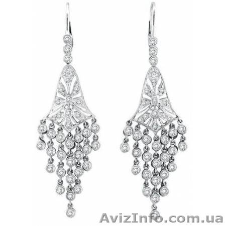 Алмазные серьги DV301 - <ro>Изображение</ro><ru>Изображение</ru> #1, <ru>Объявление</ru> #179575