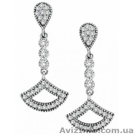 Бриллиантовые серьги DivaDiamonds DV304 - <ro>Изображение</ro><ru>Изображение</ru> #1, <ru>Объявление</ru> #179583