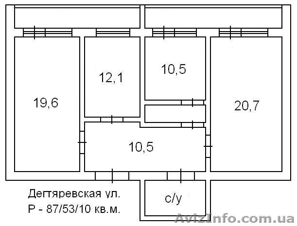Трехкомнатная квартира на Лукьяновке - <ro>Изображение</ro><ru>Изображение</ru> #1, <ru>Объявление</ru> #160567