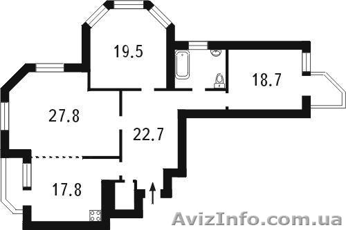 3х комн. 118 м2 с ремонтом в новом доме, панорамный вид - <ro>Изображение</ro><ru>Изображение</ru> #1, <ru>Объявление</ru> #183557