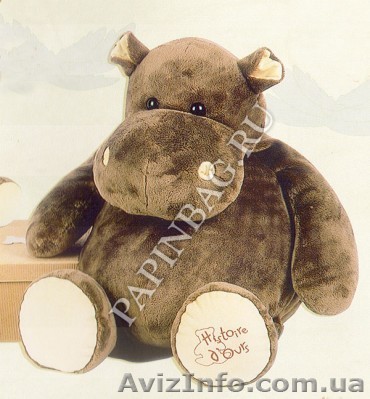 мягкая игрушка-бегемотик - <ro>Изображение</ro><ru>Изображение</ru> #1, <ru>Объявление</ru> #232193