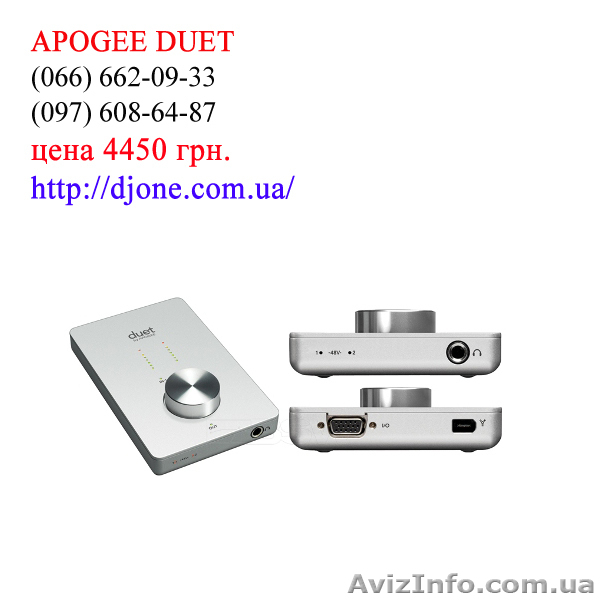 Звуковая карта Apogee Duet Киев - <ro>Изображение</ro><ru>Изображение</ru> #1, <ru>Объявление</ru> #241432