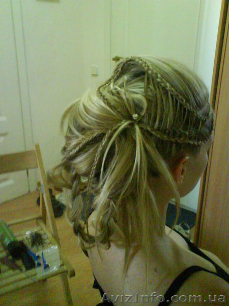 сваебная, вечерняя прическа на дому. Киев - <ro>Изображение</ro><ru>Изображение</ru> #1, <ru>Объявление</ru> #233401