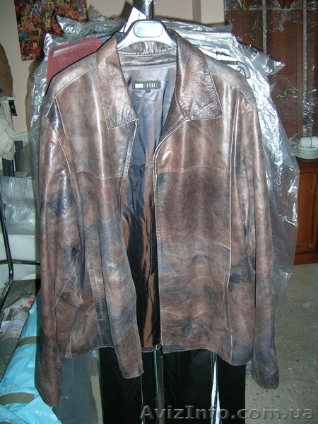  Куртка мужская кожаная - <ro>Изображение</ro><ru>Изображение</ru> #1, <ru>Объявление</ru> #222682