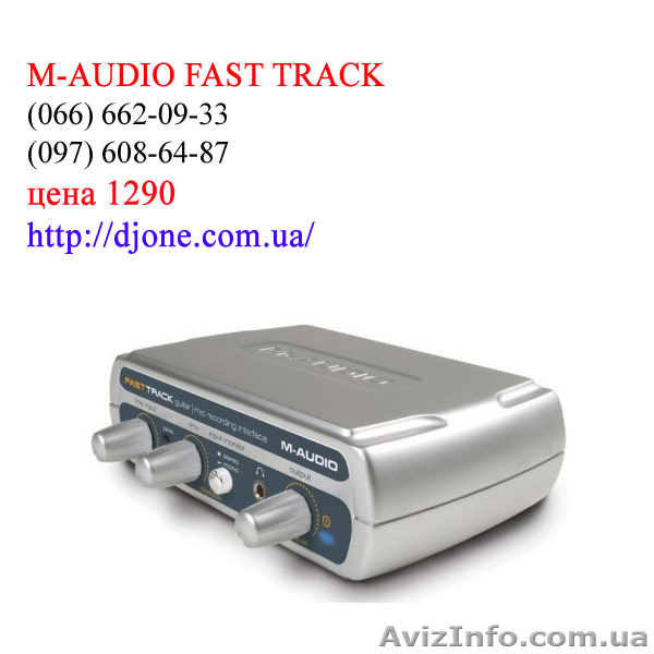 Звуковая карта M-audio fast track USB Киев - <ro>Изображение</ro><ru>Изображение</ru> #1, <ru>Объявление</ru> #243025