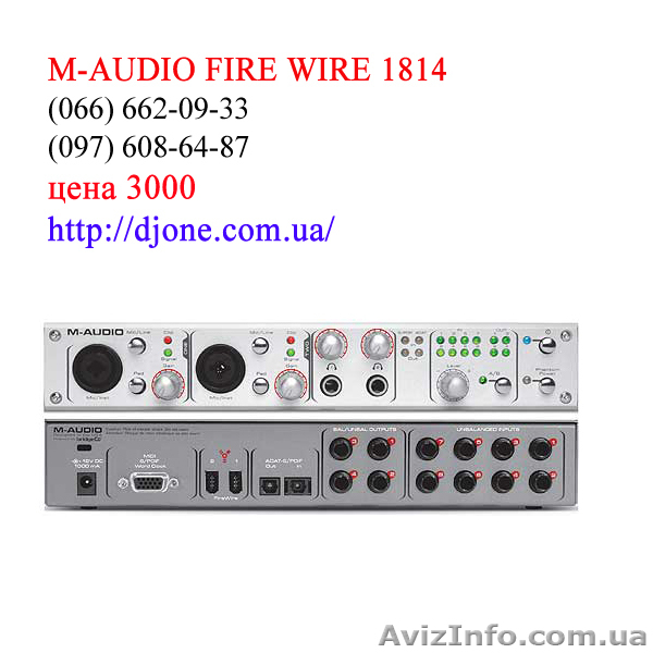 Звуковая карта M-audio FireWire 1814 Киев - <ro>Изображение</ro><ru>Изображение</ru> #1, <ru>Объявление</ru> #245149