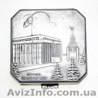 Пудреница "Москва. Дворец съездов" - <ro>Изображение</ro><ru>Изображение</ru> #1, <ru>Объявление</ru> #253841