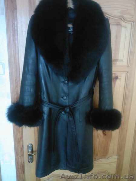 зимнее пальто кожаное - <ro>Изображение</ro><ru>Изображение</ru> #1, <ru>Объявление</ru> #291035