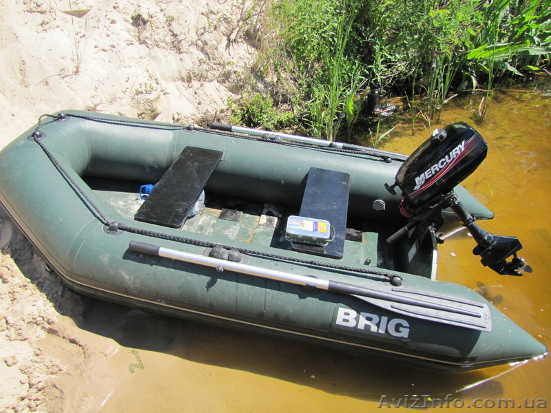 Лодка надувная Brig 265см + двигатель Mercury 3.3 - <ro>Изображение</ro><ru>Изображение</ru> #1, <ru>Объявление</ru> #314740