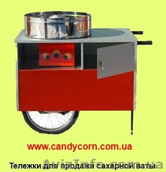 Акционная цена! Тележка для сахарной ваты и попкорна  - <ro>Изображение</ro><ru>Изображение</ru> #1, <ru>Объявление</ru> #338646