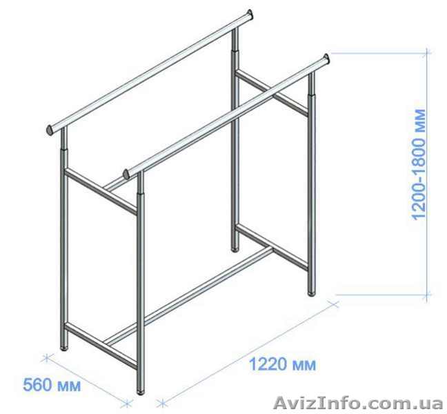 Торговое оборудование. Вешала мобильные - <ro>Изображение</ro><ru>Изображение</ru> #1, <ru>Объявление</ru> #363231