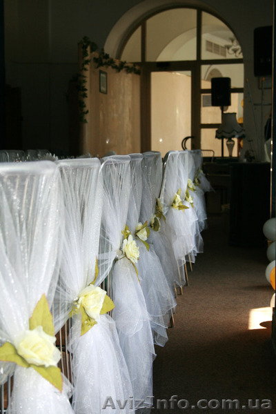 чехлы  на стул от 10 грн прокат,аренда юбок и скатертей,драпировка  - <ro>Изображение</ro><ru>Изображение</ru> #1, <ru>Объявление</ru> #391624