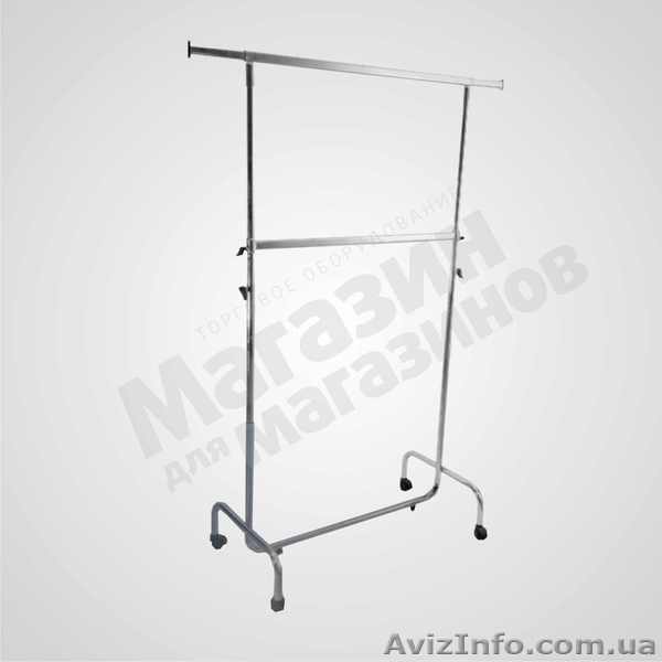 Вешало мобильное, двух ярусная стойка для одежды - <ro>Изображение</ro><ru>Изображение</ru> #1, <ru>Объявление</ru> #391492
