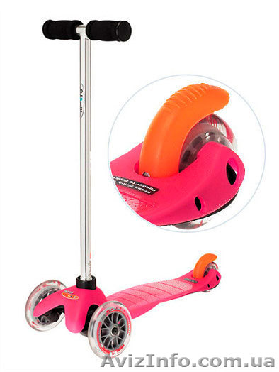 Самокат детский Mini Micro Pink - <ro>Изображение</ro><ru>Изображение</ru> #1, <ru>Объявление</ru> #373489