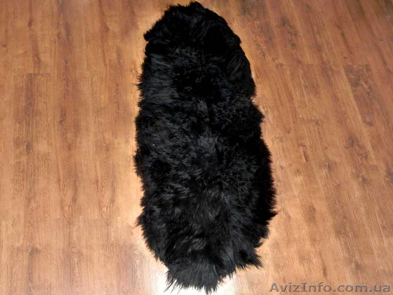Ковер из черной Исландской овчины, из 2-х шкур - <ro>Изображение</ro><ru>Изображение</ru> #1, <ru>Объявление</ru> #418454