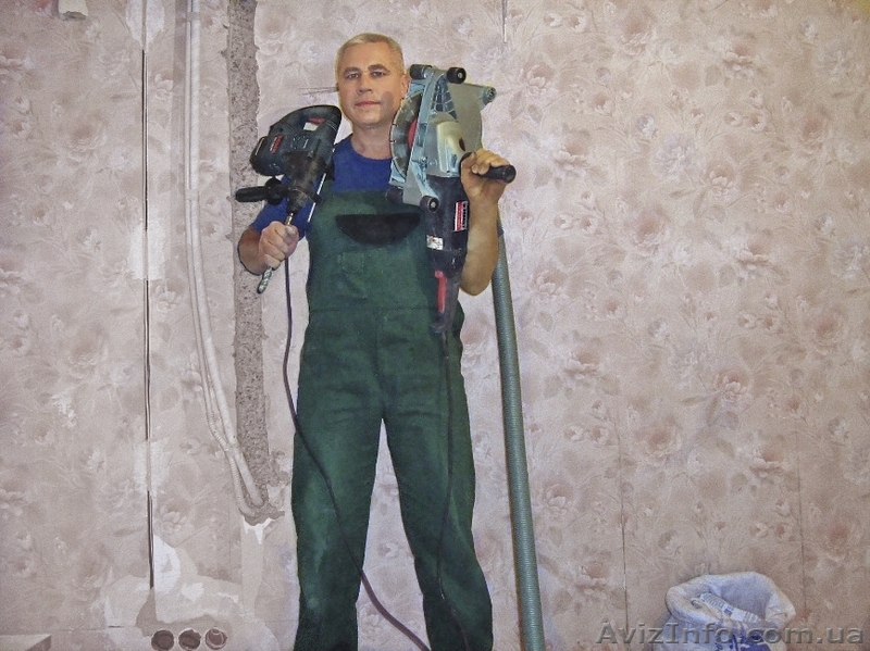 Алмазное бурение отверстия под вентиляцию. Киев. - <ro>Изображение</ro><ru>Изображение</ru> #1, <ru>Объявление</ru> #403971