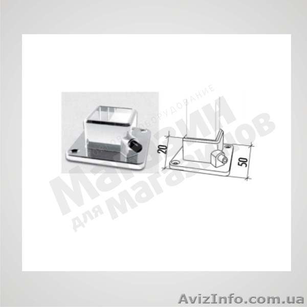 Пятка к хромированной квадратной трубе - <ro>Изображение</ro><ru>Изображение</ru> #1, <ru>Объявление</ru> #405529