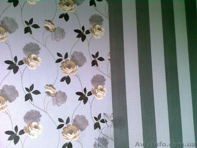 Поклейка обоев-15 грн Укладка ламината - <ro>Изображение</ro><ru>Изображение</ru> #1, <ru>Объявление</ru> #177797