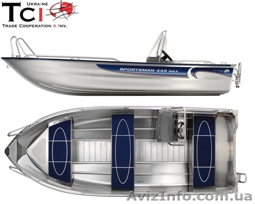Алюминиевая лодка Linder 445 MAX SPORTSMAN  - <ro>Изображение</ro><ru>Изображение</ru> #1, <ru>Объявление</ru> #429030
