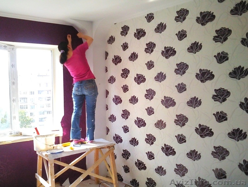 Оклейка обоев цена - <ro>Изображение</ro><ru>Изображение</ru> #1, <ru>Объявление</ru> #460721