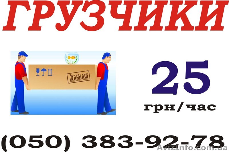 Послуги вантажників 25грн/год - <ro>Изображение</ro><ru>Изображение</ru> #1, <ru>Объявление</ru> #470427
