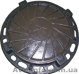 Люк канализационный чугунный тип «Л» и «Т»; ГТС; ТМ; Е600; F900 - <ro>Изображение</ro><ru>Изображение</ru> #1, <ru>Объявление</ru> #152465