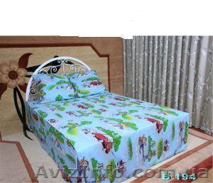 Полуторная постель с героями мультиков. отличное качество - <ro>Изображение</ro><ru>Изображение</ru> #1, <ru>Объявление</ru> #469850