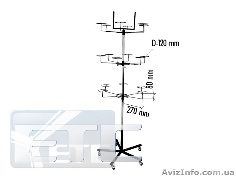 Торговое оборудование для магазинов головных уборов  - <ro>Изображение</ro><ru>Изображение</ru> #1, <ru>Объявление</ru> #486438