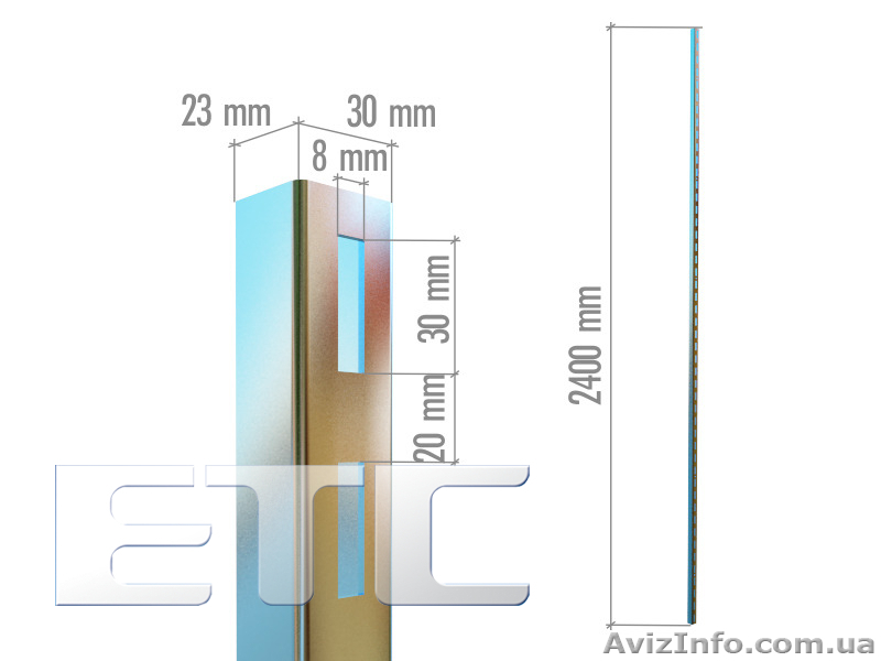 Профиль вариант, торговое оборудование ЕТС - <ro>Изображение</ro><ru>Изображение</ru> #1, <ru>Объявление</ru> #528446