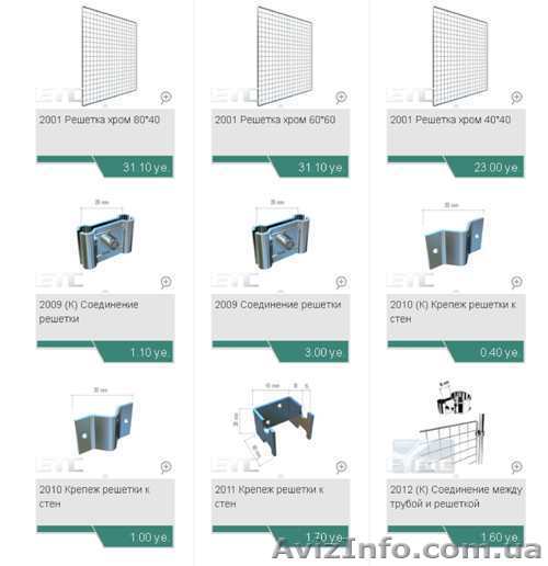Торговое оборудование на основе решеток - <ro>Изображение</ro><ru>Изображение</ru> #1, <ru>Объявление</ru> #598616