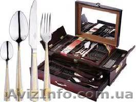 Giakoma Milano g 5500 Столовый набор дипломат 72 пр., дипломат-дерево - <ro>Изображение</ro><ru>Изображение</ru> #1, <ru>Объявление</ru> #562238