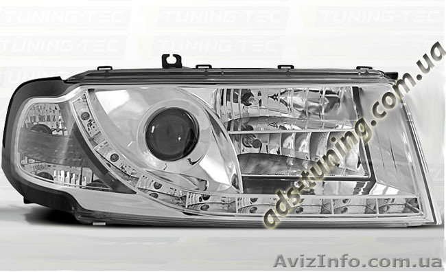 Передняя оптика Skoda Octavia "Хром"  - <ro>Изображение</ro><ru>Изображение</ru> #1, <ru>Объявление</ru> #625464