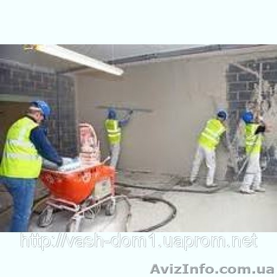 Машинная штукатурка станцией G-4. - <ro>Изображение</ro><ru>Изображение</ru> #1, <ru>Объявление</ru> #669433